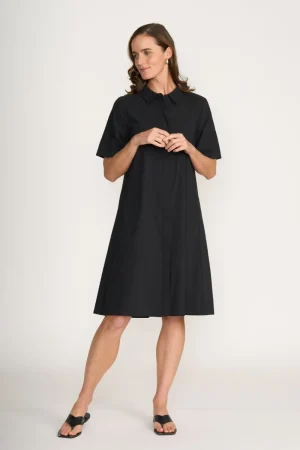 Foil DRESSES|Any Stage Dress | Black