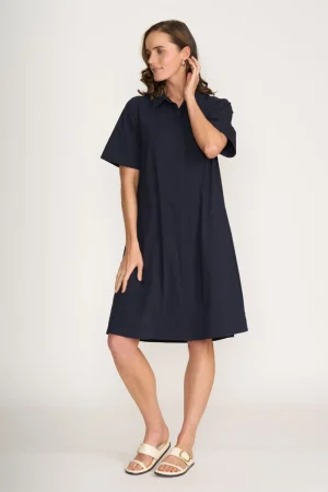 Foil DRESSES|Any Stage Dress | True Navy