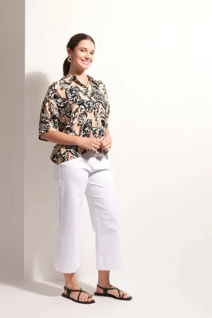 Foil TEES & TOPS & SHIRTS|Box Of Tricks Top | Gilded