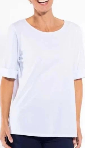 Cafe Latte TEES & TOPS & SHIRTS|Cuffed Sleeve T-Shirt | Black