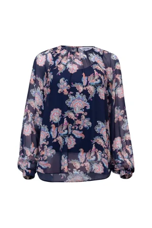 Loobie's Story TEES & TOPS & SHIRTS|Chelsea Top | Indigo Multi