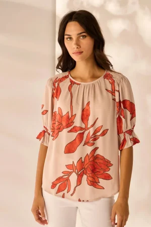 Lania the Label TEES & TOPS & SHIRTS|Chino Top | Amber