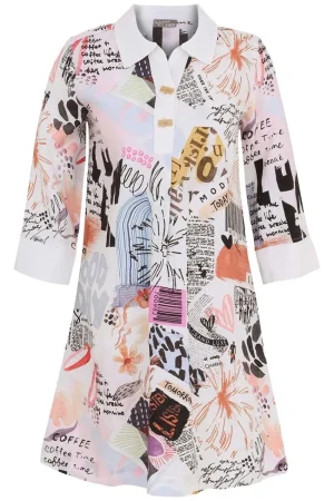 Dolcezza DRESSES|Coffee Time Shirt Dress | 25655