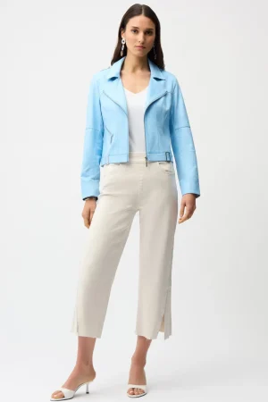 Joseph Ribkoff PANTS|Cullotte Jean with Rhinestones | Birch