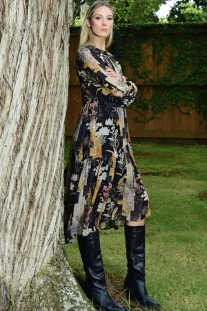 Curate By Trelise Cooper DRESSES|Frock Star Dress | Black/Tan