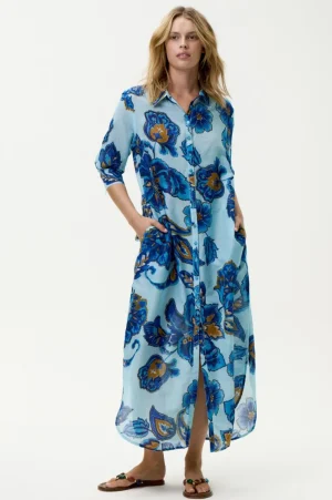Oneseason DRESSES|Daisy Dress | Lemmos Blue Flower