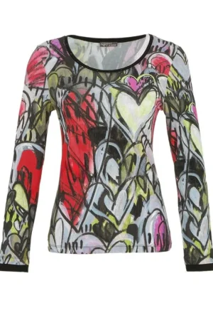Dolcezza TEES & TOPS & SHIRTS|Long Sleeve Top | Watermelon Heart