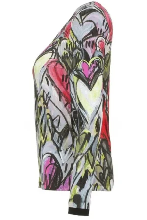 Dolcezza TEES & TOPS & SHIRTS|Long Sleeve Top | Watermelon Heart