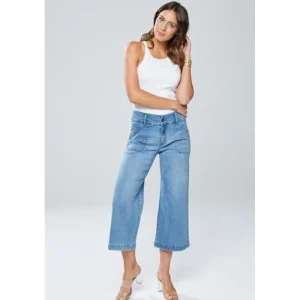 New London Jeans JEANS|DORSET Wide Leg Jean | LIght Wash Denim