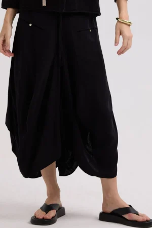 LD u0026 Co SKIRTS|Drape Bottom Skirt | Black