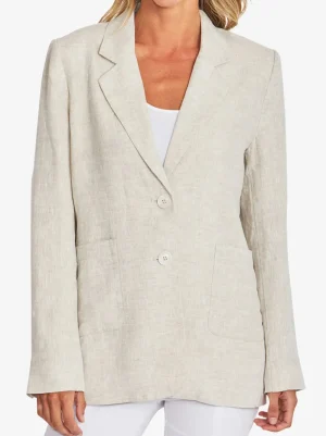 PingPong COATS & JACKETS|Erin Linen Blazer | Raffia