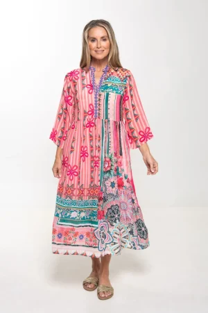 Silvermaple Collection DRESSES|Erin V-Neck Dress | Rio Botanica