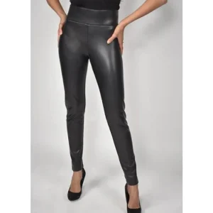 Frank Lyman PANTS|Faux Leather Legging | Black