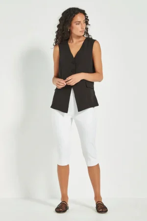 Verge PANTS|Foxy Capri | White