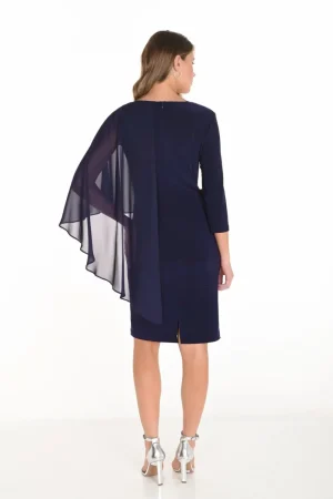Frank Lyman DRESSES|Elegance V-Neck Dress | Midnight