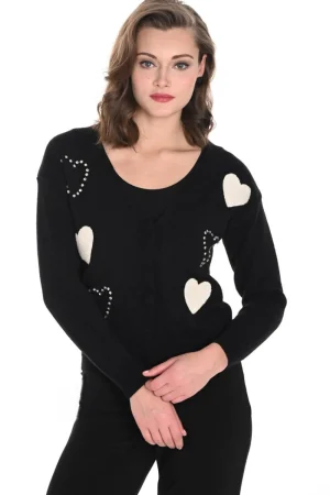 Frank Lyman JUMPERS & KNITWEAR|Knit Cardigan | Black