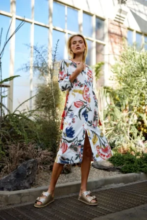 Design Nation DRESSES|Frankie Dress | White Multi