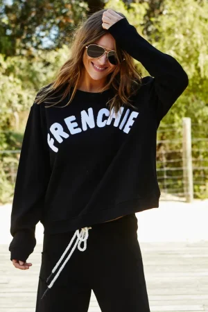 Hammill u0026 Co JUMPERS & KNITWEAR|Hammill & Co Frenchie Sweat | Black