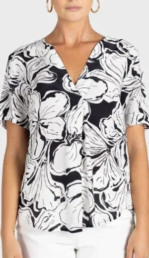 Two T's TEES & TOPS & SHIRTS|Hibiscus Top | Hibiscus