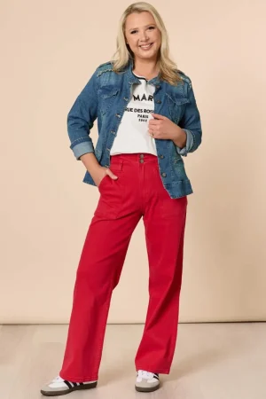 Gordon Smith PANTS|Hudson Jeans | Red