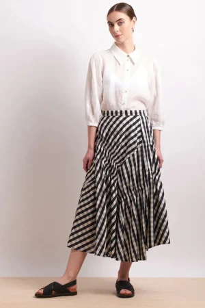 Neris SKIRTS|In Stitches Skirt | Ink Check