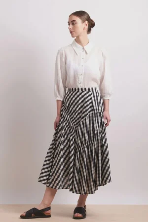 Neris SKIRTS|In Stitches Skirt | Ink Check