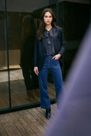 Lania the Label PANTS|Lania Chrome Jean | Indigo