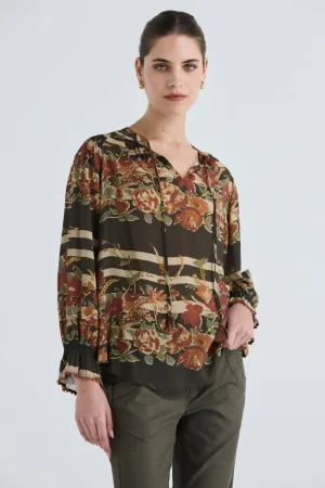 Lania the Label TEES & TOPS & SHIRTS|Lania Jasmine Top | Jasmine Print