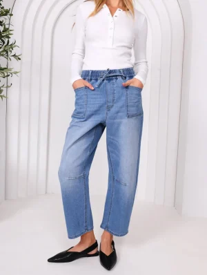 Monaco Jeans PANTS|Leo Barrel Jeans | Blue Denim