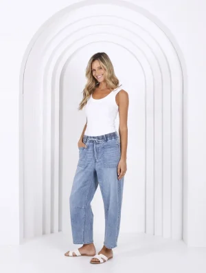 Monaco Jeans PANTS|Leo Barrel Jeans | Light Wash