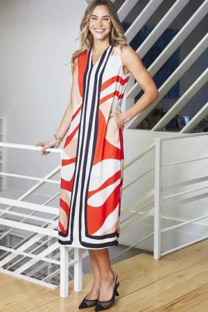 PingPong DRESSES|Linear Maxi Dress | Linear