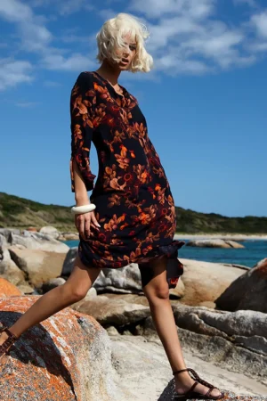 Oneseason DRESSES|Long Genie Dress | Panarea Navy