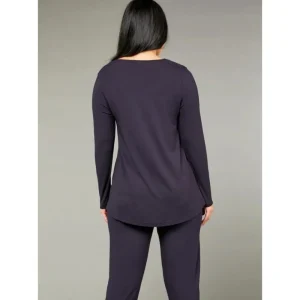 Tani Australia TEES & TOPS & SHIRTS|Long Sleeve Swing Top | French Navy