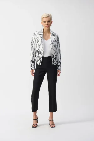 Joseph Ribkoff PANTS|Luxe Twill Black Pant