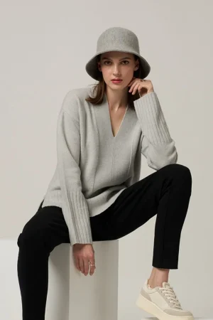Madly Sweetly JUMPERS & KNITWEAR|Weekend Sweater | Dove Grey