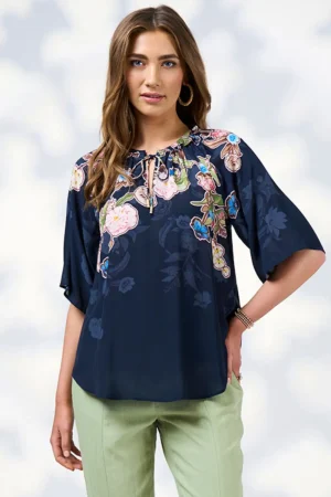 Loobie's Story TEES & TOPS & SHIRTS|Maeve Blouse | Indigo