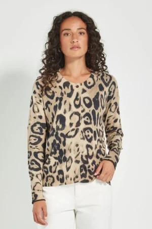 Verge JUMPERS & KNITWEAR|Mantra Cardi | Animal Print
