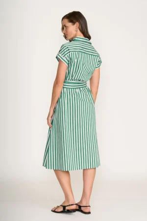 Foil DRESSES|Masterclass Dress | Deep Sea Stripe