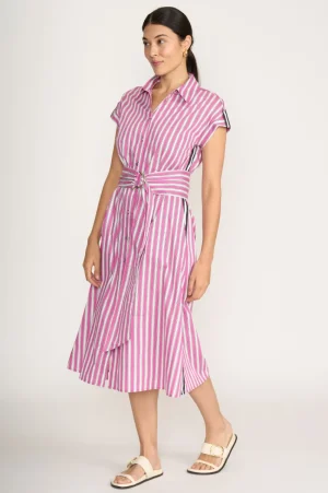 Foil DRESSES|Masterclass Dress | Lipstick Stripe