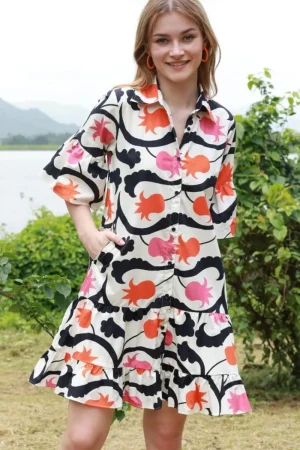 Zjoosh DRESSES|Maude Vivante Zara Dress | Kazakh Tulips