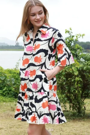 Zjoosh DRESSES|Maude Vivante Zara Dress | Kazakh Tulips