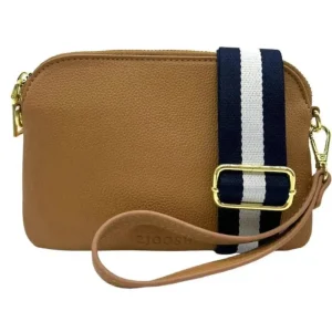 Zjoosh ACCESSORIES|Missy Hugo Cross Body Bag | Caramel