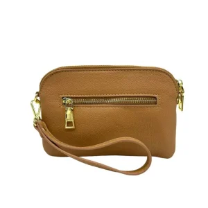 Zjoosh ACCESSORIES|Missy Hugo Cross Body Bag | Caramel