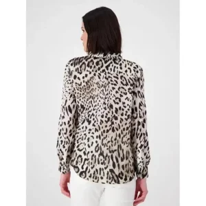 Monari TEES & TOPS & SHIRTS|Blouse Leopard Print | Almond Pattern