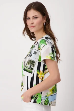 Monari JUMPERS & KNITWEAR|Polaroid All Over Sweatshirt | Rome