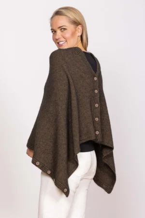 Noble Wilde JUMPERS & KNITWEAR|Wrap Up Cape | Kauri