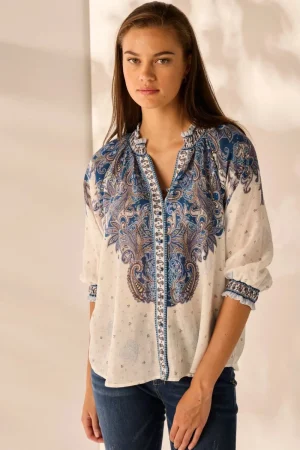 Lania the Label TEES & TOPS & SHIRTS|Payton Shirt | Payton Print