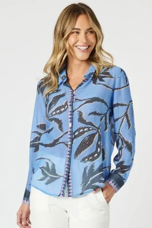 Gordon Smith TEES & TOPS & SHIRTS|Peninsula Shirt | Blue