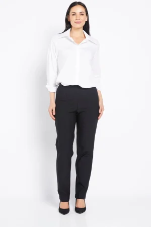 Philosophy PANTS|Australia Wall Full Length Straight Pants | Black