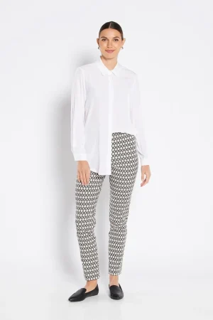 Philosophy PANTS|Simple Print 7/8 Pant | Jewel